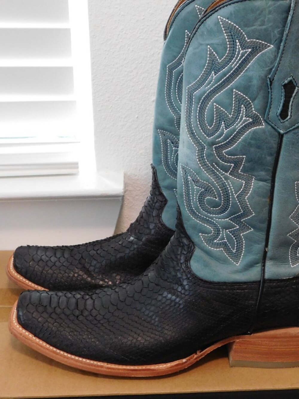 Corral Genuine Black Python Boot 11.5EE wide